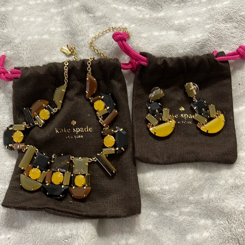 Kate Spade Earrings and Necklace Set